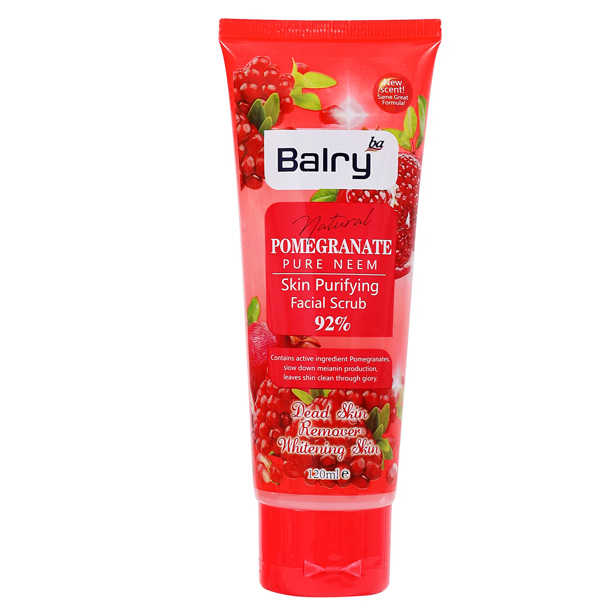 Renewing Hyaluronic Acid Pomegranate Extract Exfoliating Gel Scrub for Women