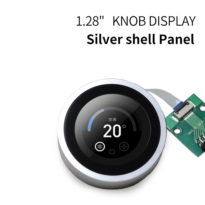 1.28 Inch Capacitive Touch Round Knob HMI, Smart Home Control Panel for Switch & Automation Applications