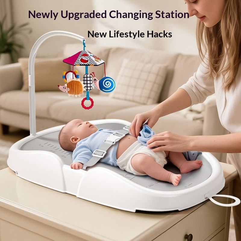 Wholesale Reclining Baby Changing Table Baby Care Set Non-Toxic Indoor Toddler Baby Crib