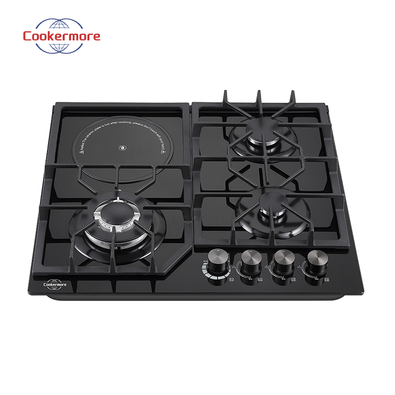 Cm407 Idea Electric Combi Stove Stainless Steel 4 Burner Gas Hob