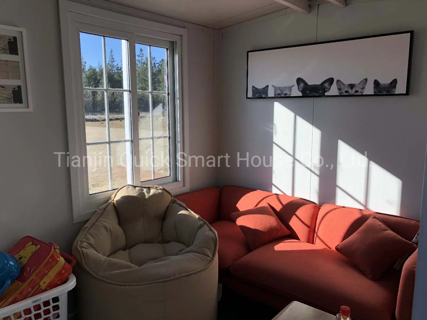 Wooden Prefab Log Cabin Homes Prefabricated House for Philippines