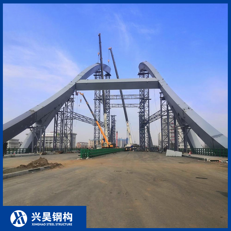 Galvanized Steel Structure Arch Bridge Welded Prefabricated Bridge for River Crossing and Urban Roads
