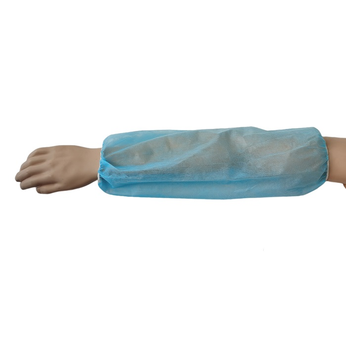 24 Years Manufacturer Hygienic Disposable Protective Sleeves PP Non Woven Disposable Oversleeves Dust Proof Disposal Sleeves Protectors with Elastic Cuff