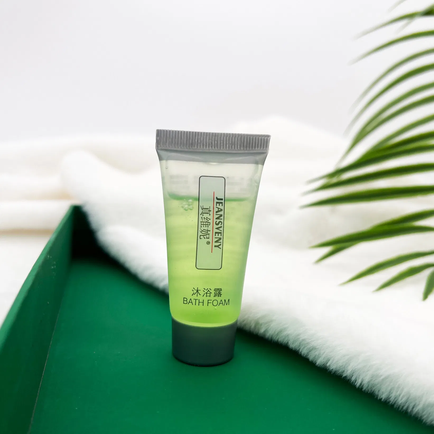 Premium Hotel Shower Gel 20ml - Green Apple Mint Fragrance in Eco-Friendly Bottle, Bulk Disposable Toiletries