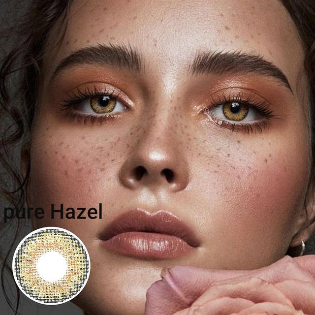 OEM Cosmetic Eye Contact Lens Comfortable Monthly Color Contact Lenses Eyes Correction