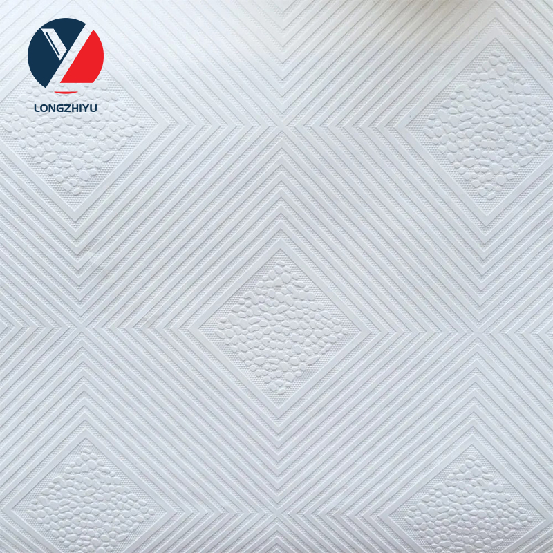 8mm Thickness PVC Laminated Ceiling Board Tile with Aluminium Foil Back