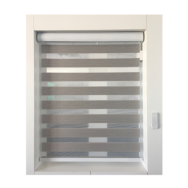 Horizontal Window Shade Blind Zebra Dual Roller Blinds Day and Night Blinds Curtains