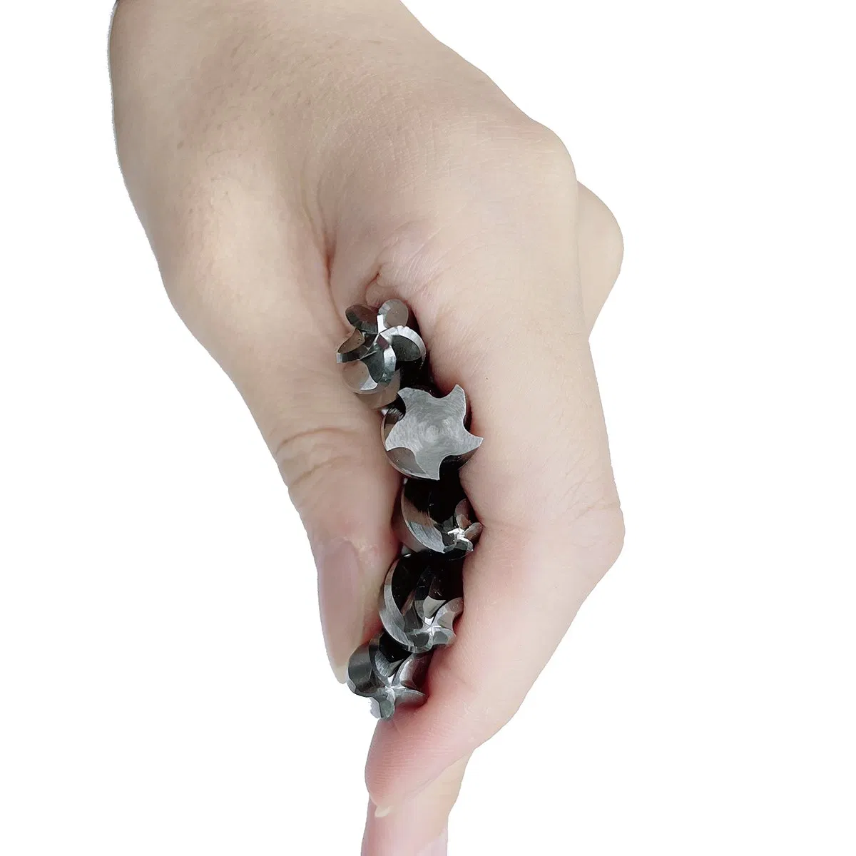 Factory Wholesale Top High Quality 5PCS 6mm 1/4 Inch Grey Rose Box Tungsten Rotary Cutter Steel Aluminum Cut Carbide Burrs