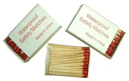 Portable Ignition Matches for Camping and Outdoor Emergencies