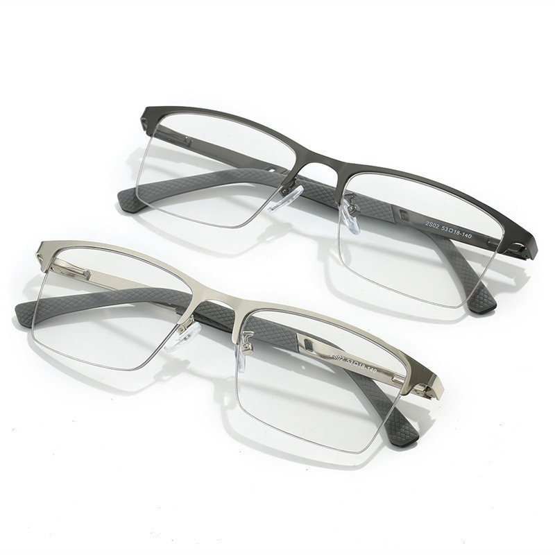 New Business Metal Reading Glasses with Blue Light Protection