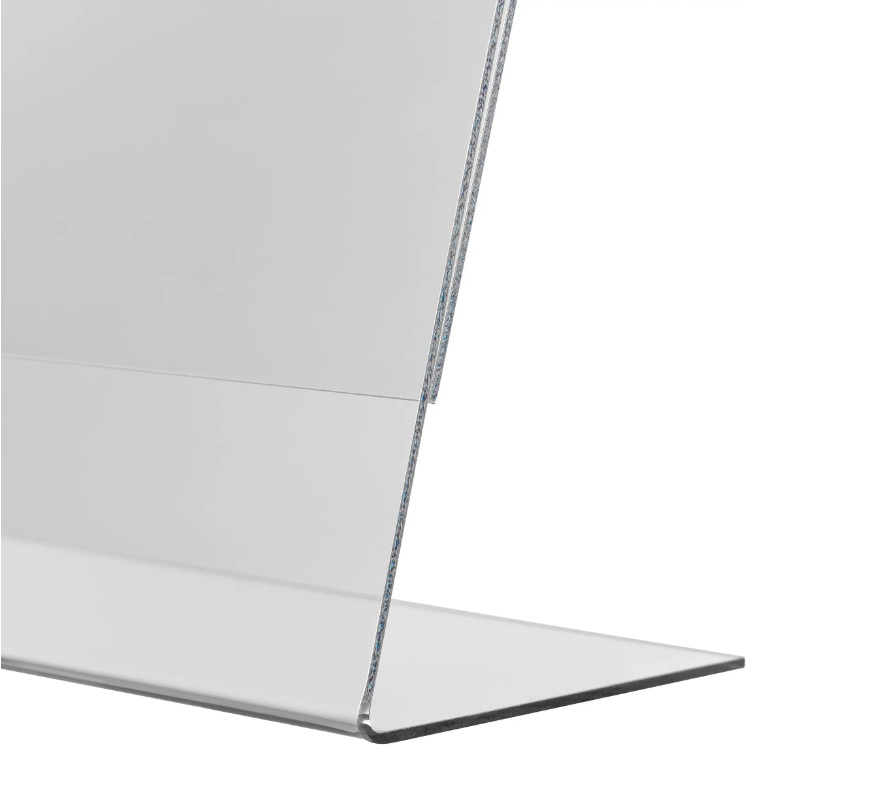 Freestanding Single Sided Acrylic Poster Holder A6 Landscape Advertising Standsmenu Holders & Stands for Tablessingle Sided Sign Holders