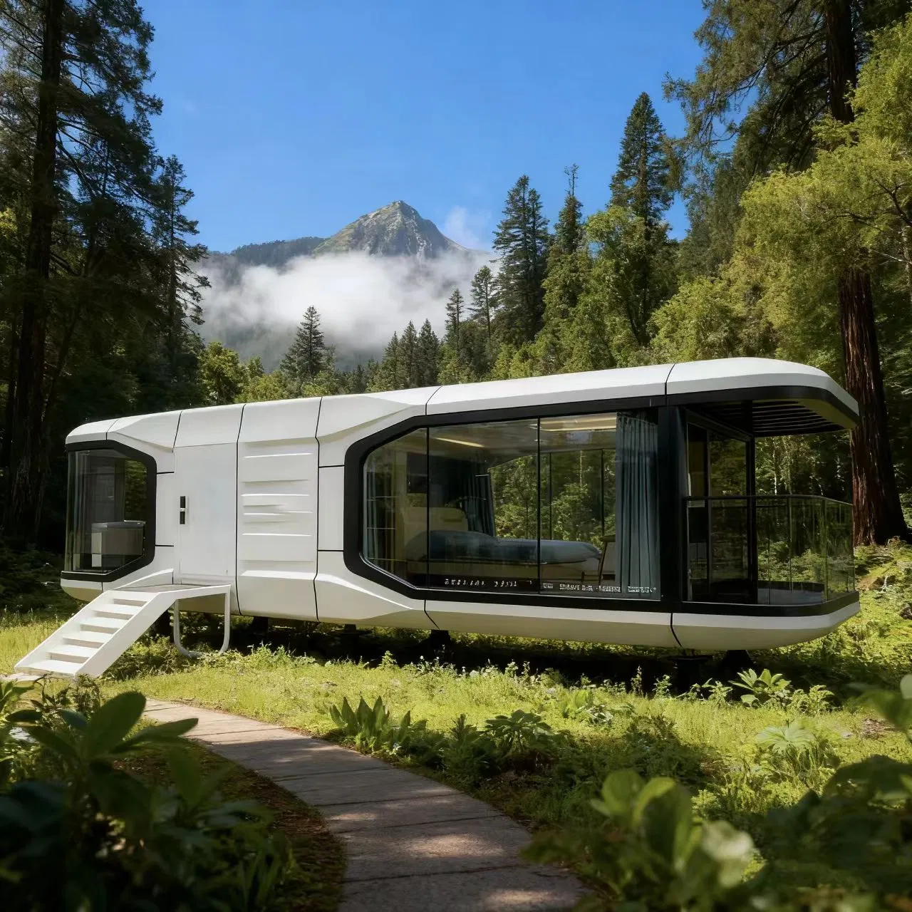 Intelligent Mobile Residence Prefab Space Capsule House