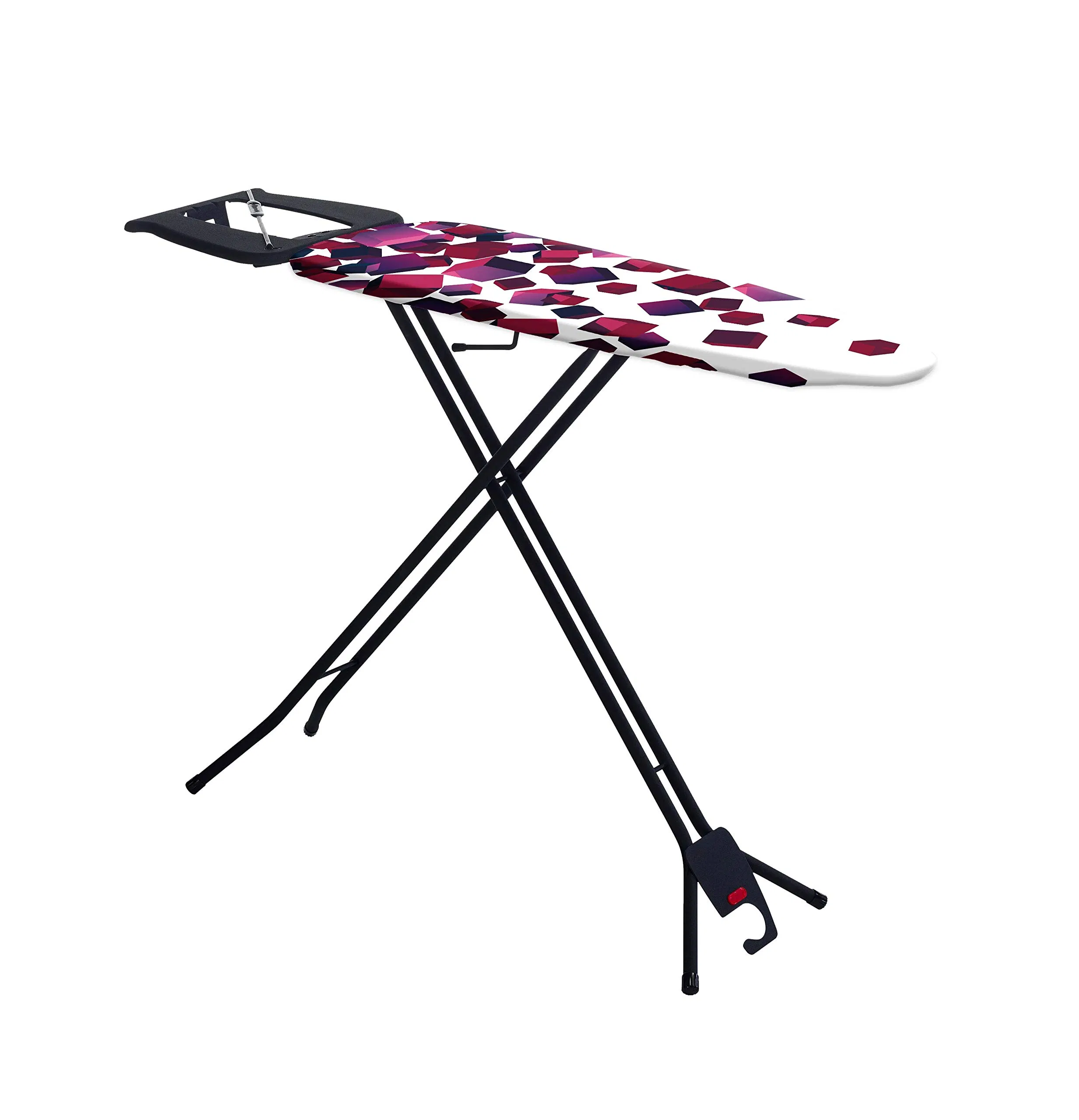 Colorful Foldable Space Saving Ironing Board Easy Storage Adjustable Height with Extra Cover