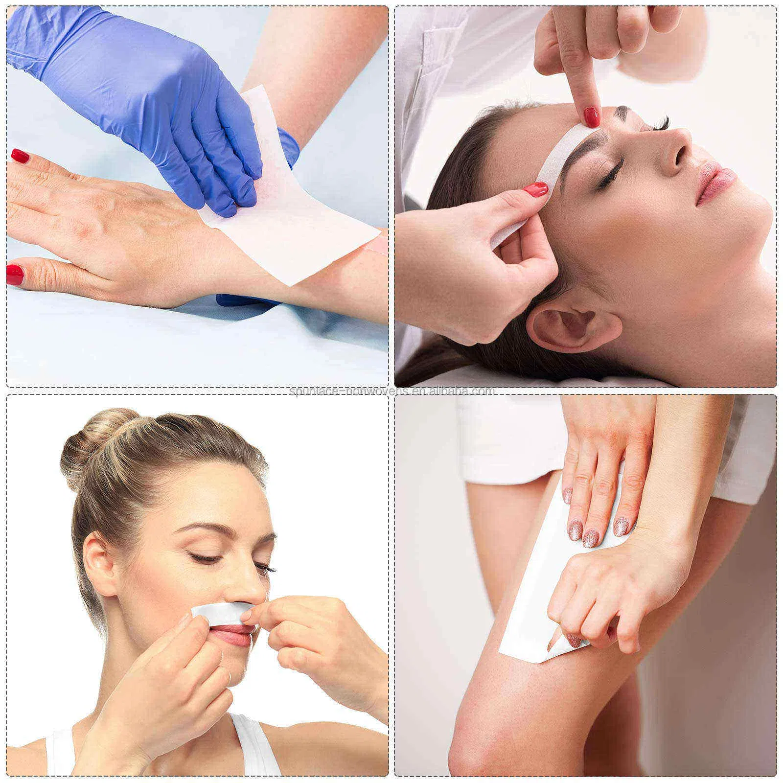 Soft Non Woven Body Leg Hair Removal Beauty Mini Depilatory Rolls