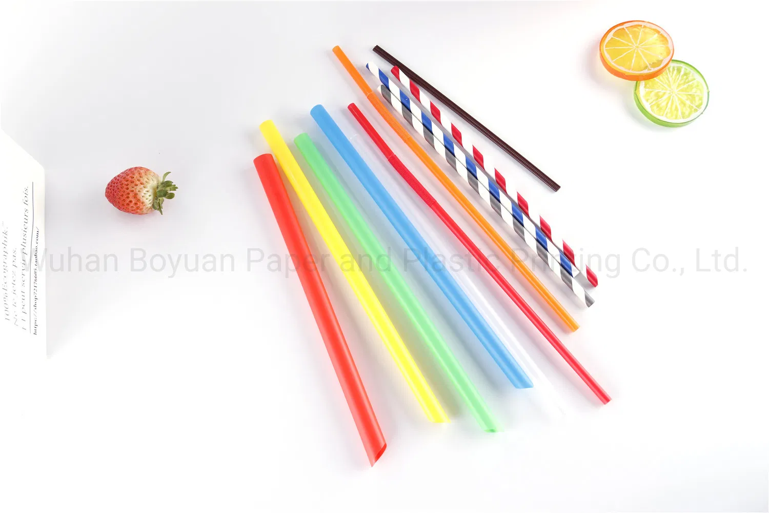 Food-Grade Colorful Drinking Straw for Plastic Cup Paper Cup