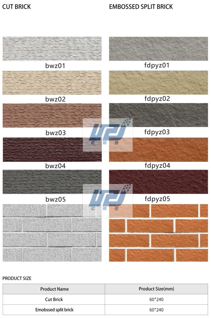 Универсальная керамическая плитка для стен, 60x240 мм