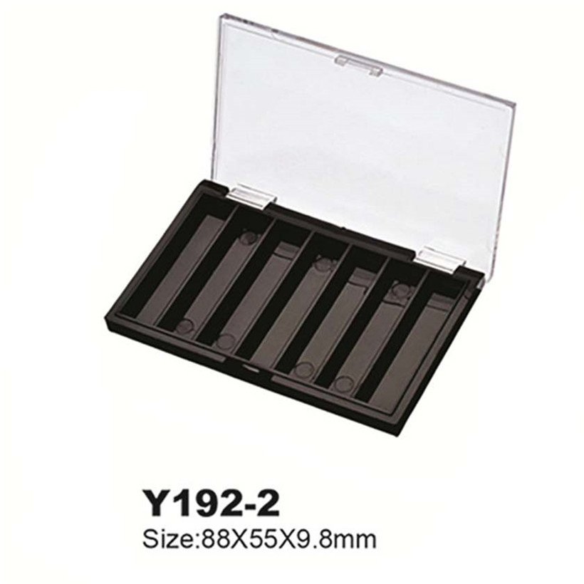 Plastic Eyeshadow Palette Eyelash Case Compact Box Cosmetic Packaging Y192-4