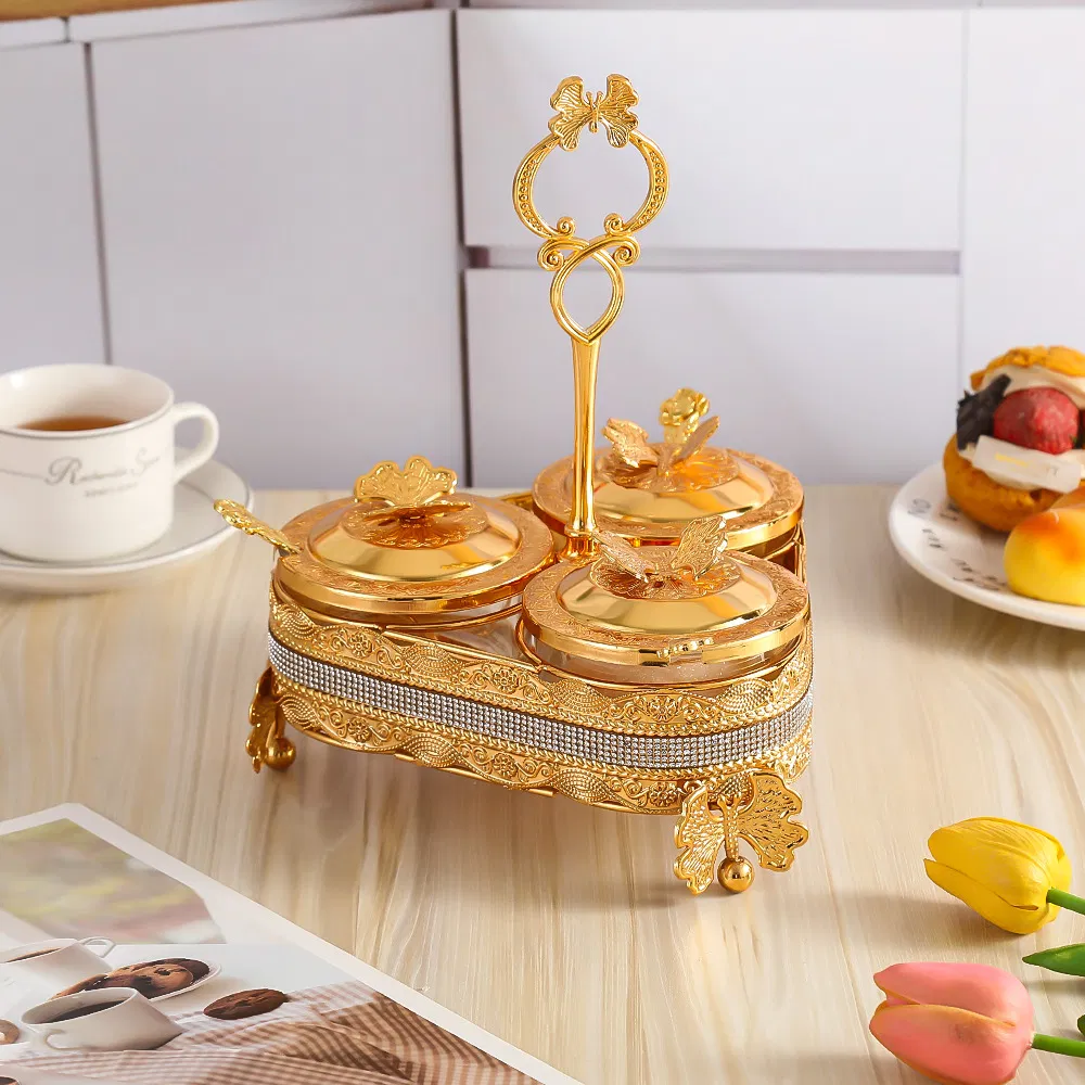 Cooker Golden Nordic Fruit Storage for Home Living Room Tray
