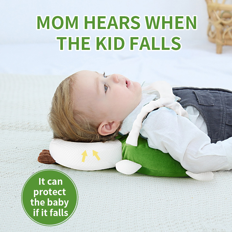 Hot Sale Newborn Baby Head Protection Safety Pad Cartoon Soft Security Cushion Anti-Fall Pillows Turtle Backpack Pillow Baby Products