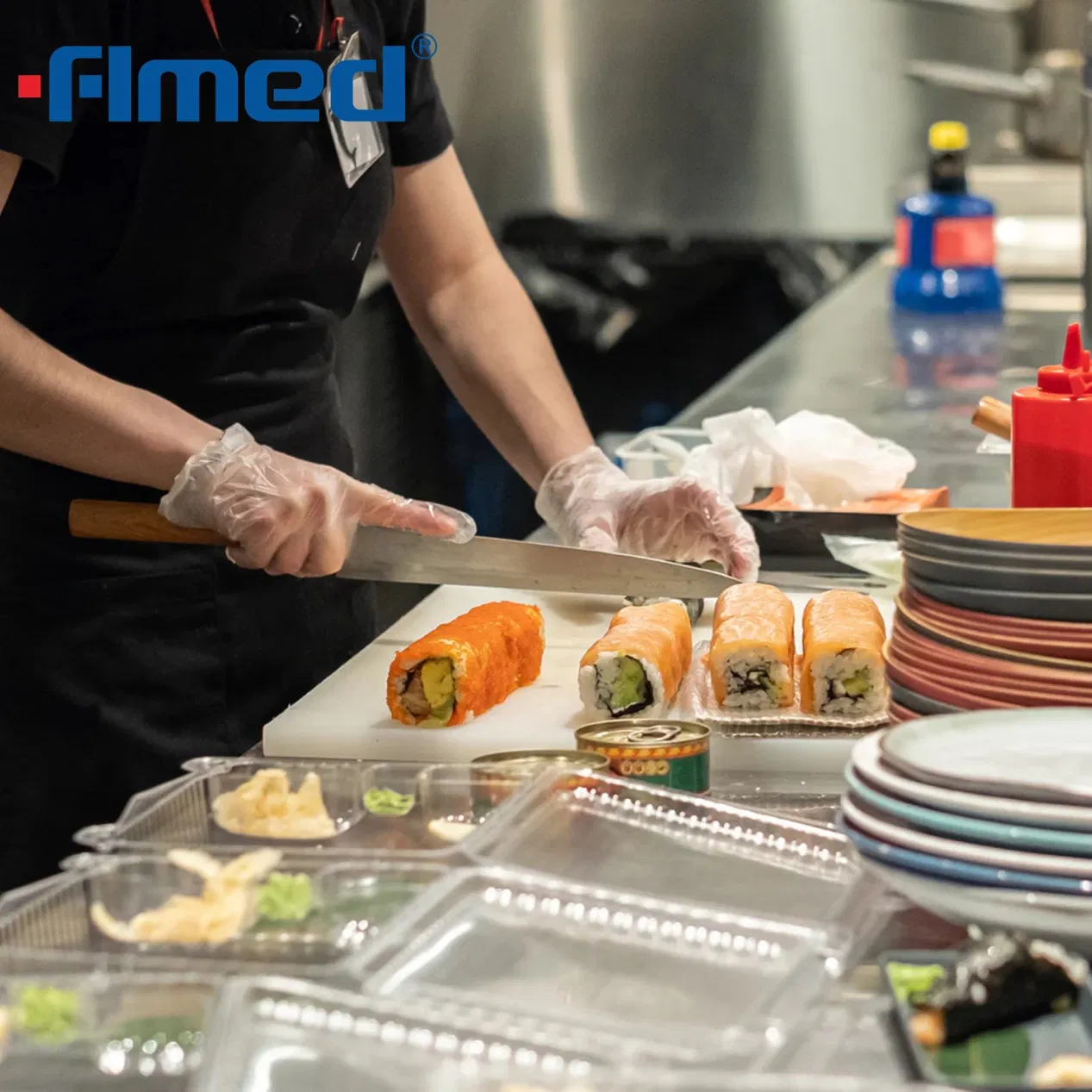 Medical Protective Disposable Waterproof Plastic PE Gloves for Hand Protection