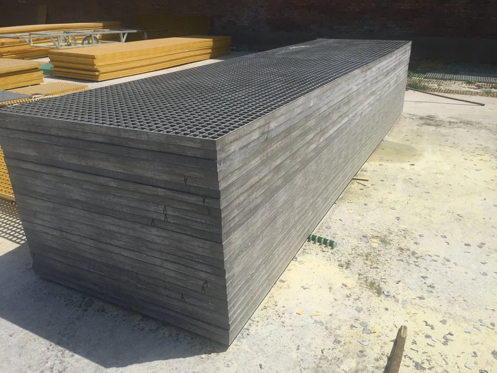 High Strength Fiberglass FRP Mesh Walkway Grating