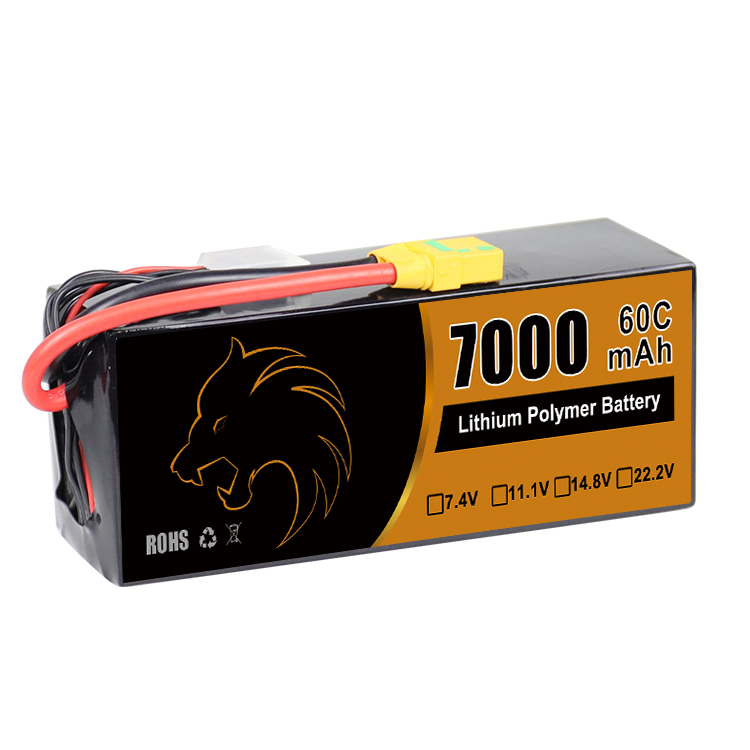 Аккумулятор Lipo LP7000 22.2V 7000mAh для дронов и катеров