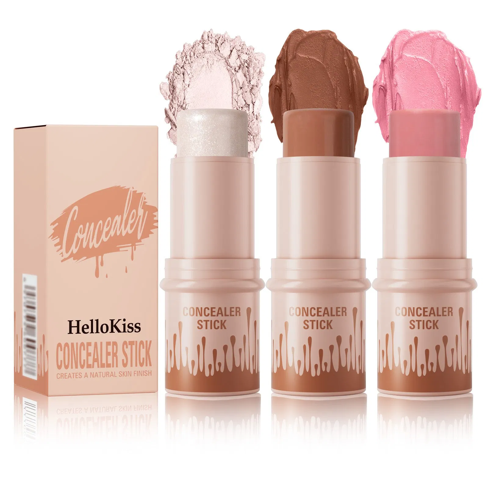 Custom Logo 12 Colors Stick Contouring Cream Body Bronzer Private Label Face Vegan Makeup Concealer Contour Stick