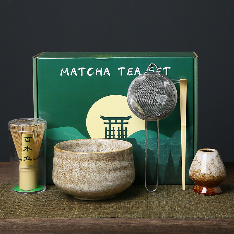 Complete Matcha Tea Kit for Authentic Japanese Experience