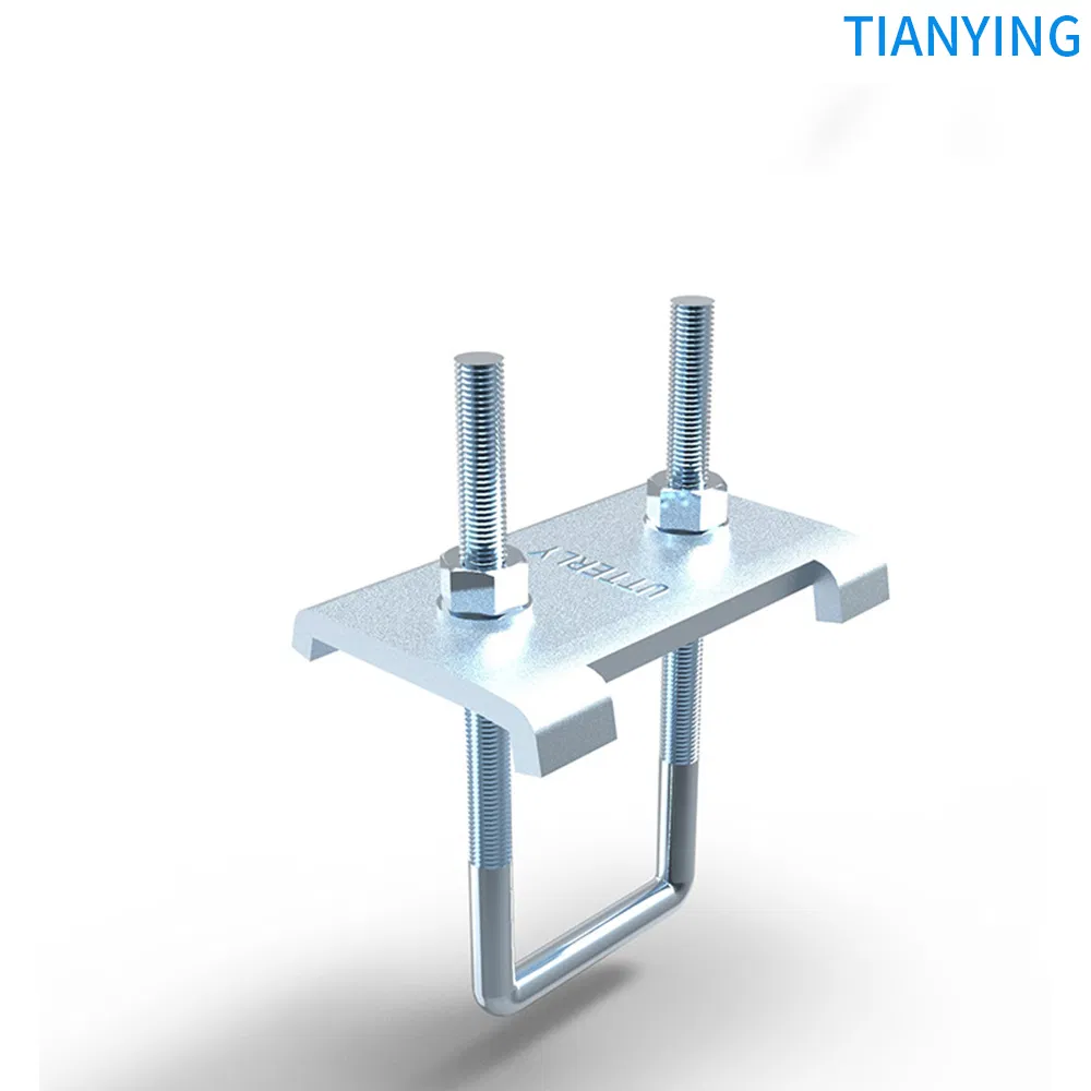 Manufacturer Customize Adjustable Profile Steel/Top Beam Fixed U Bolt Beam Clamp