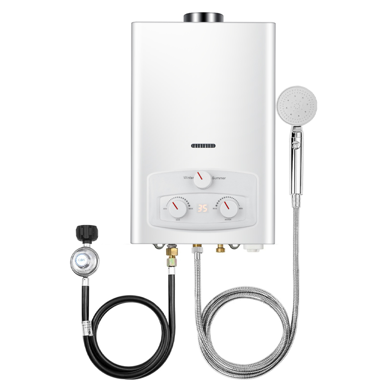 Проточный газовый водонагреватель 10л HADUN