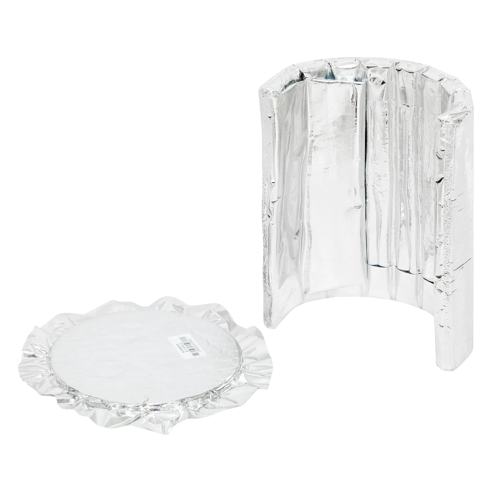 Custom-Shaped Vacuum Insulation Panel with Internal Thermal Insulation Material