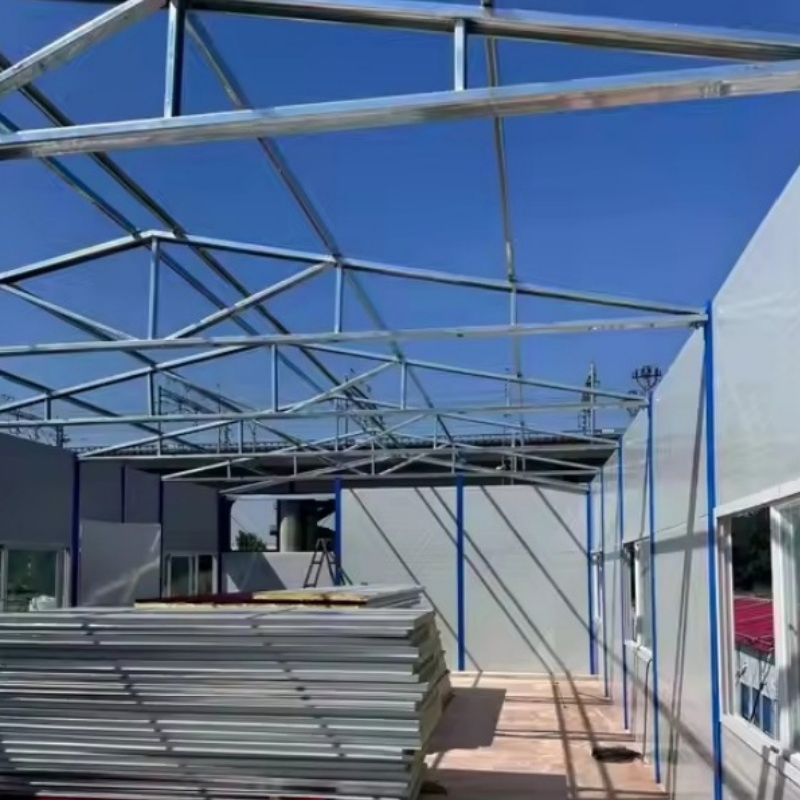 High Quality Large Space Modern Prefab Versatile K/T Type Prefabricated Portable House for Quick Setup