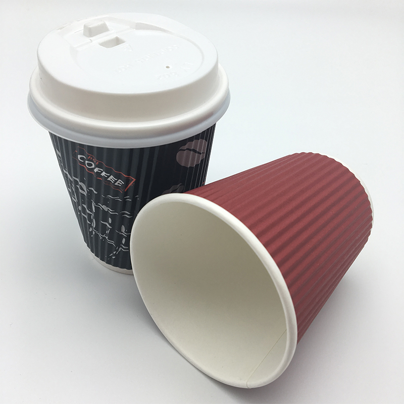 Food Grade Disposable Coffee Paper Glass for Hot Beverage