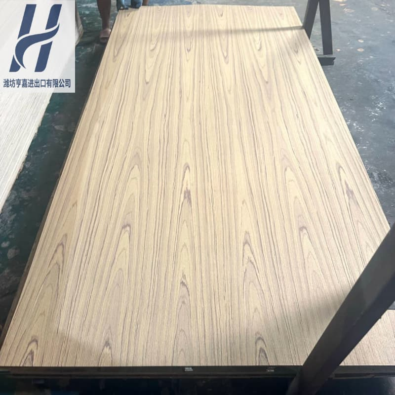 Hengjia Waterproof Thailand Teak Engineering Veneer Plywood for Furniture