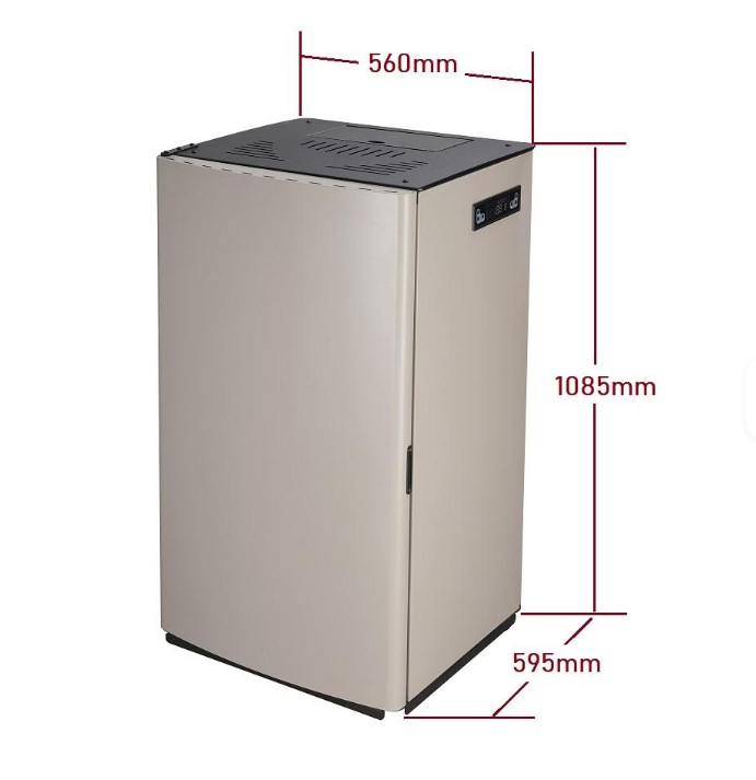 100 Square Meter Floor Heating System Wood Pellet Stove Heating in Winter