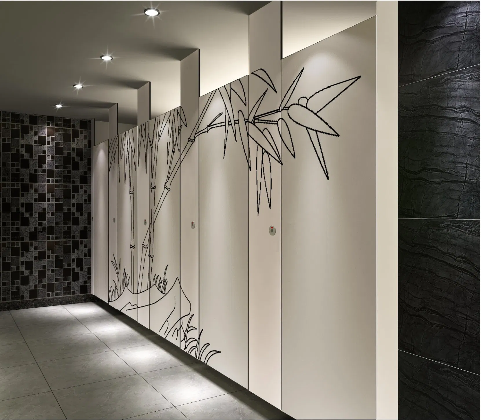 Debo HPL Toilet Partition for Government Organization