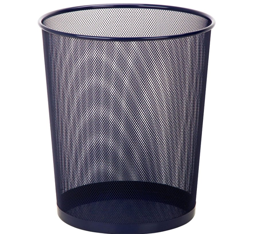 Steel Mesh Powder-Coated Waste Basket