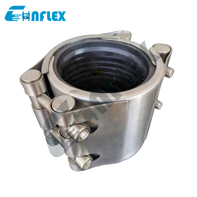 Folding Type Stainless Steel Coupling Repair Clamp for Water Gas Oil Pipe