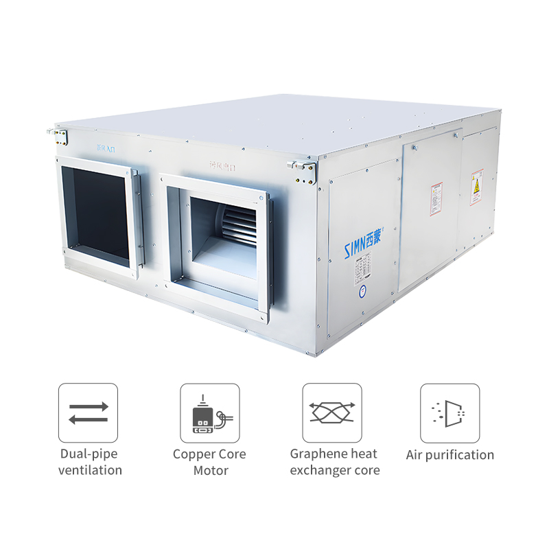 Energy Savings Convention Center Ventilation Unit with Heat Recovery Function