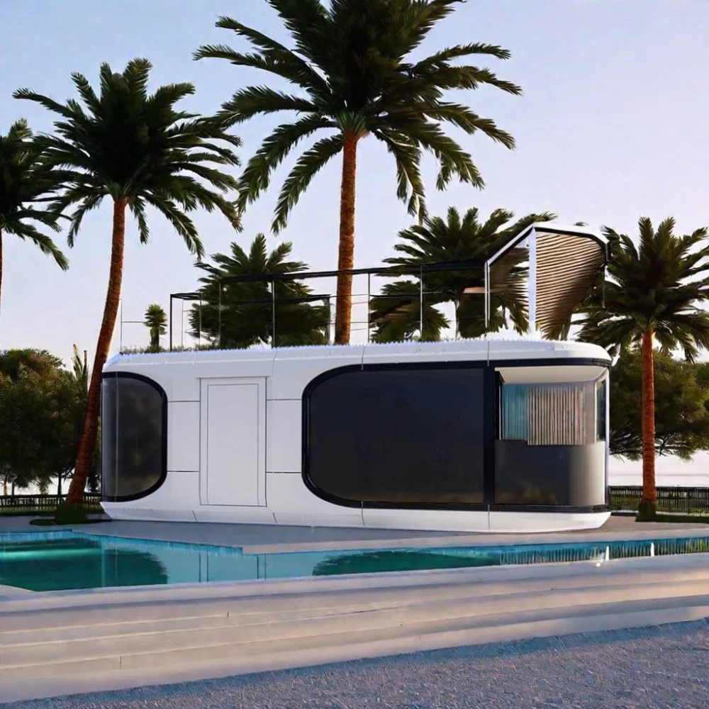 Mobile Tiny House Prefabricated Modular Space Capsule House Apartment Resort Farm