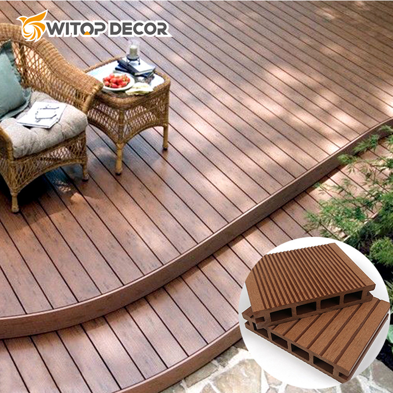 Wooden Deck Tiles and Structure WPC Swimming Pool Decking Wood Flooring