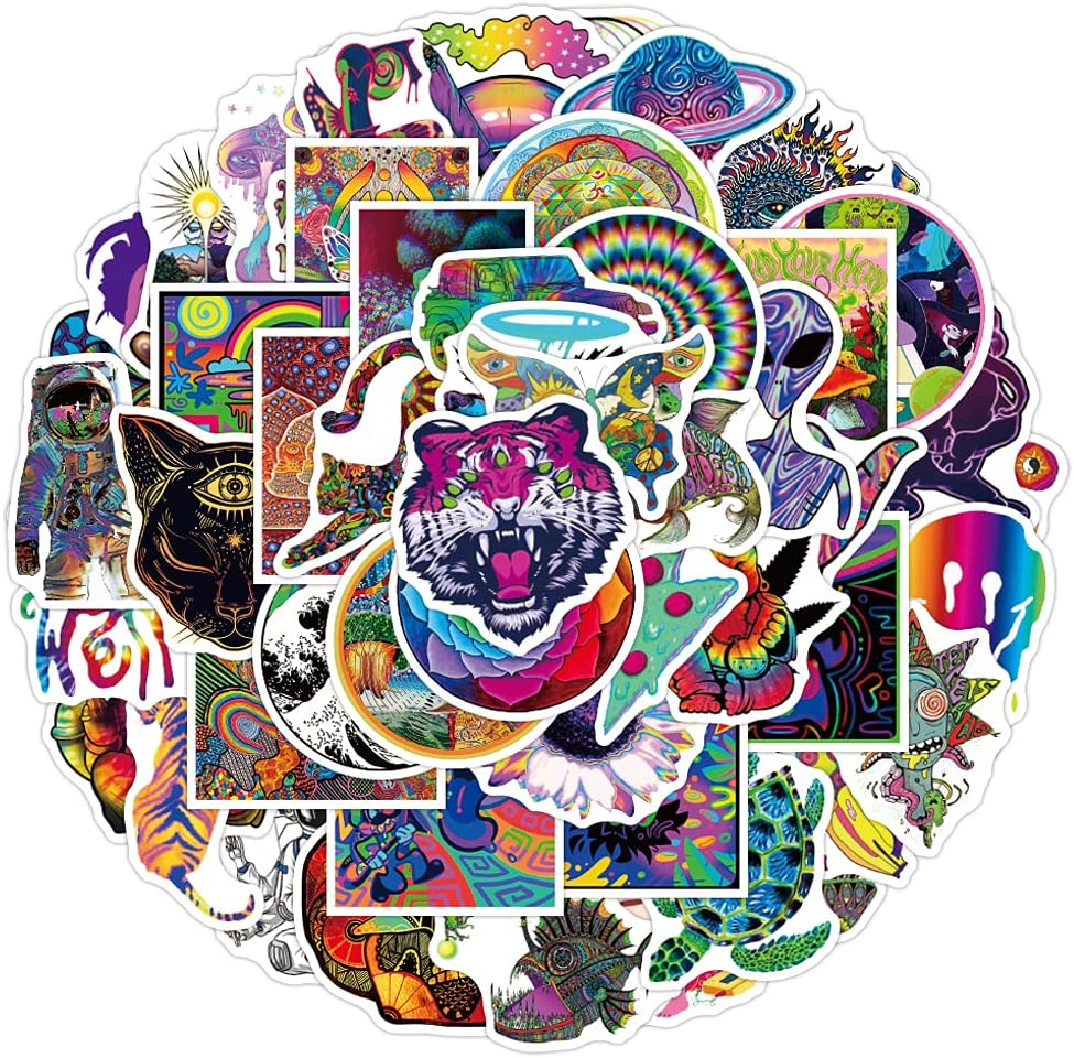 Carton Aluminum Foil Rightint Die Cutting Paper Waterproof Holographic Sticker