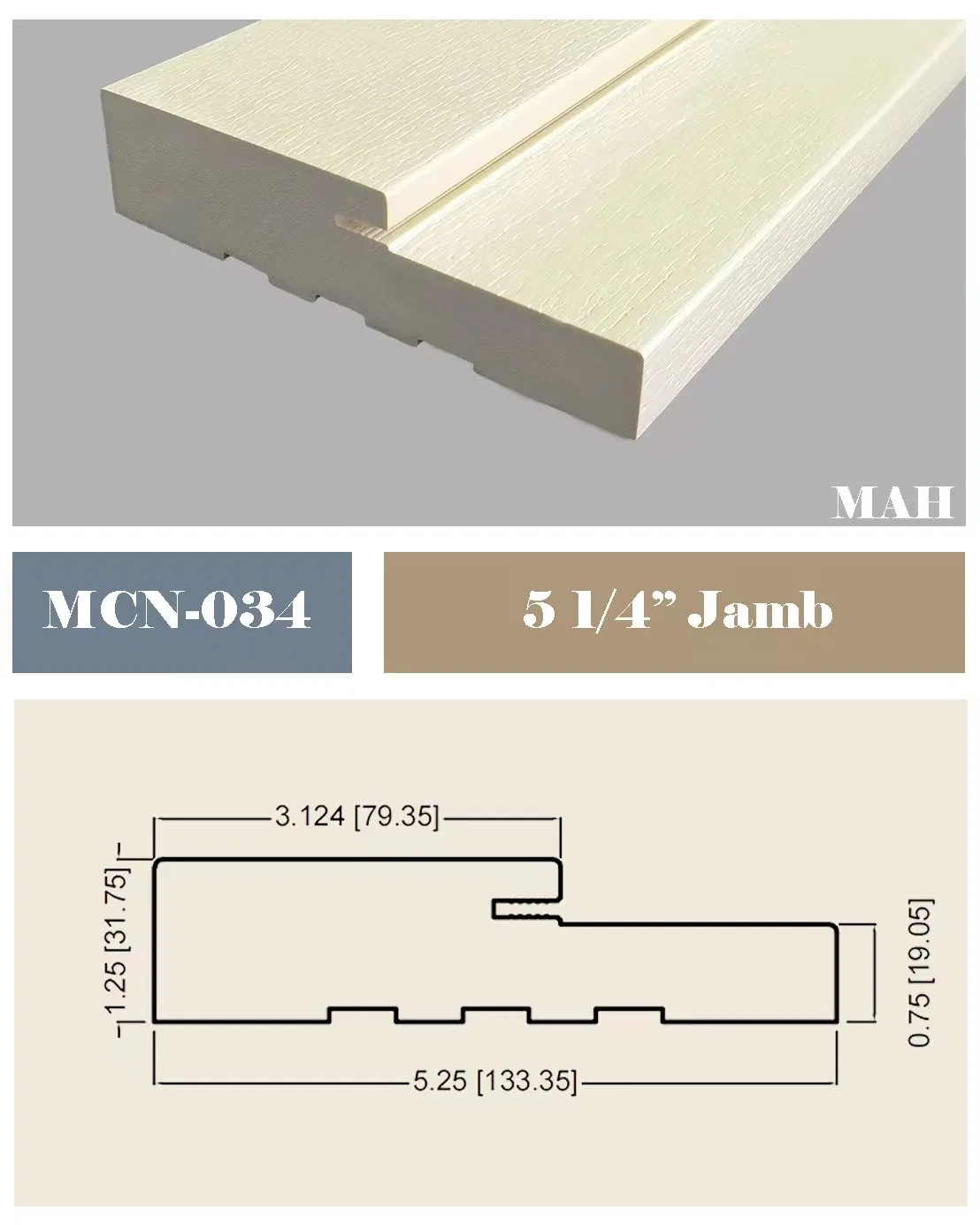 Fiberglass Front Door with PVC Door Frame