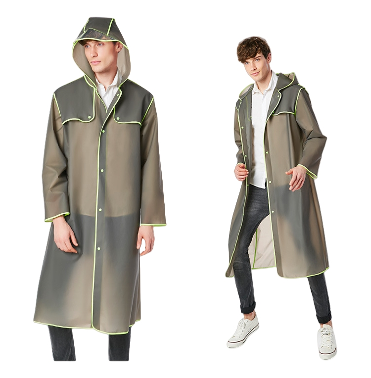 Adults Rain Poncho Raincoat Clear Plastic for Travel
