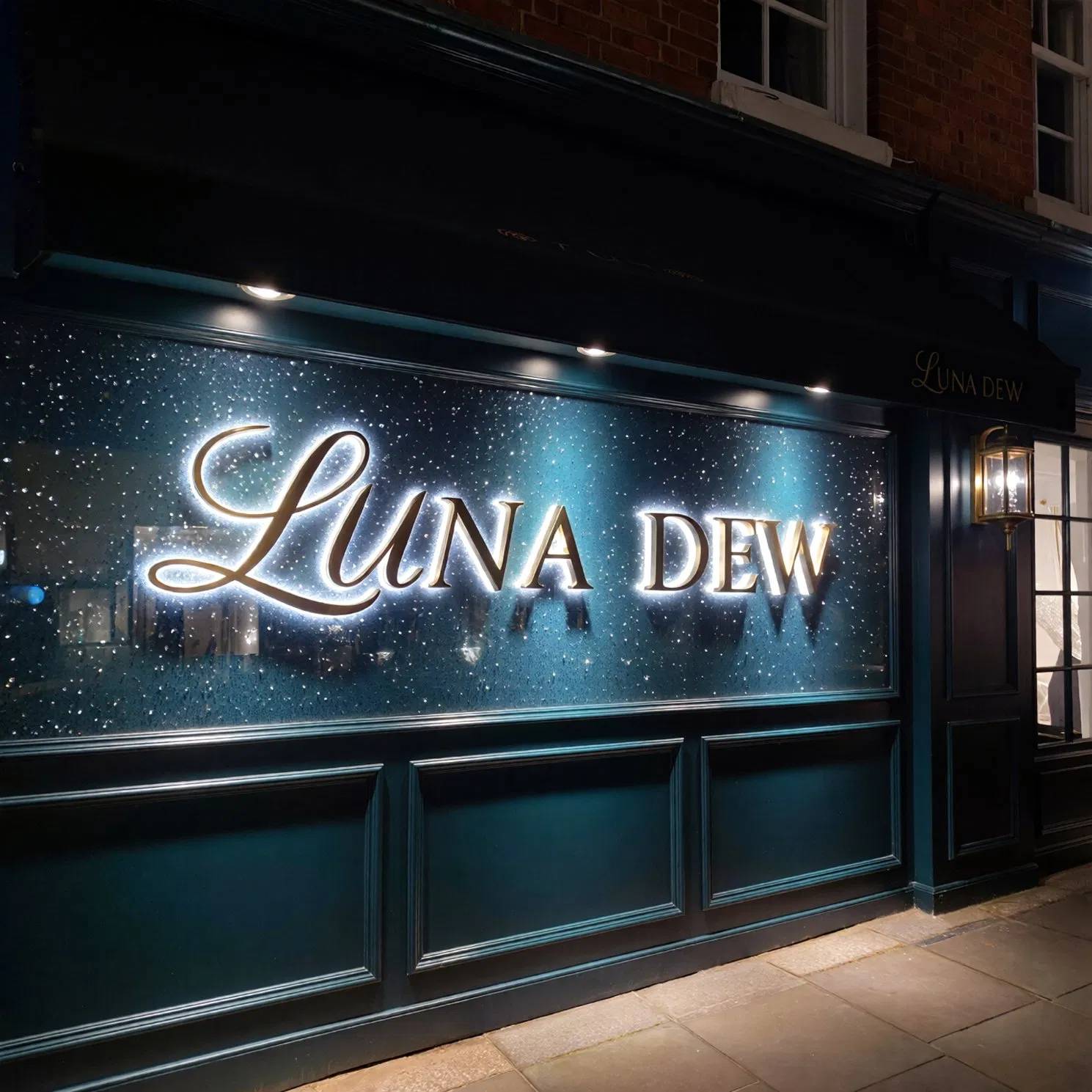 Stylish 3D LED Sign with Custom Shapes and Bright Color Effects
