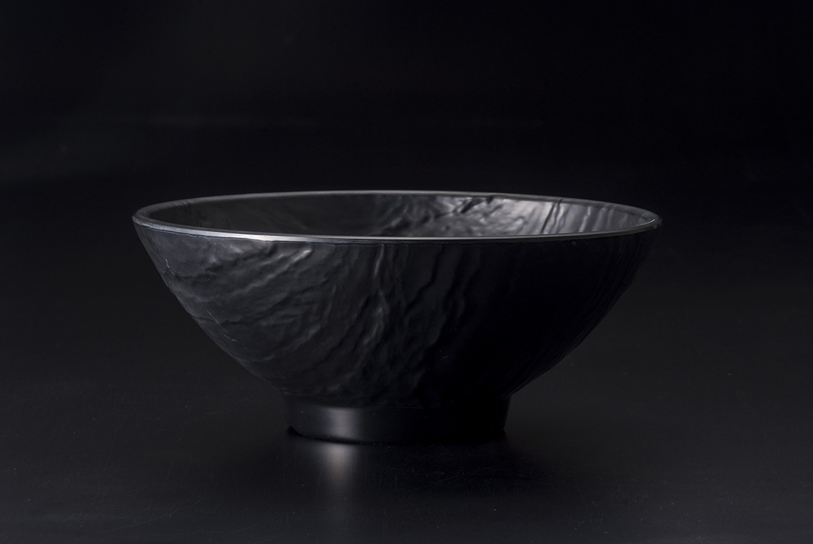 High Quality Black Matted Melamine Ramen Bowl Noodle Bowl Soup Bowl