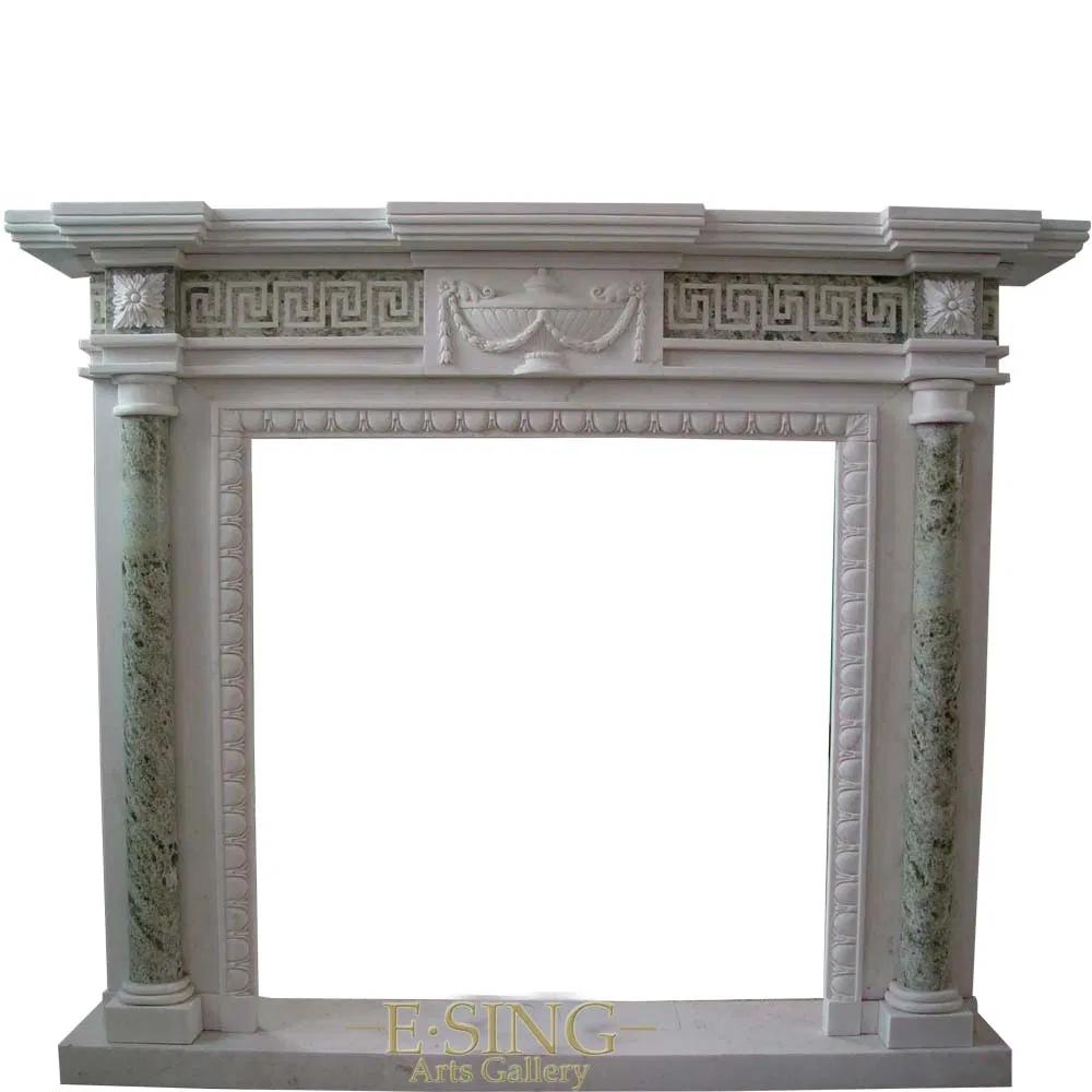 China Popular Sale Stone Mantel Marble Fireplaces Prices