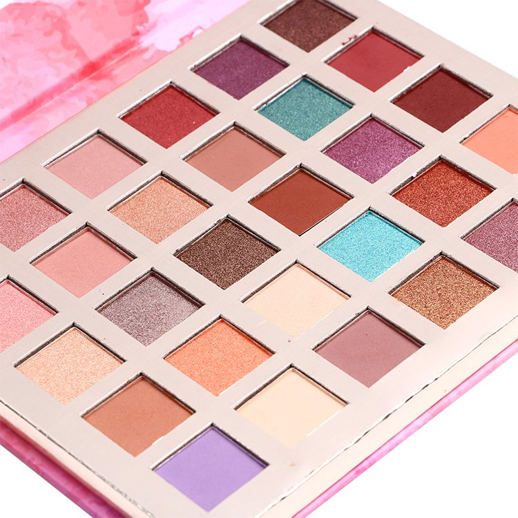 New Design Private Label Eye Shadow Palette High Pigment Summer Colors Palette 30 Colors Eyeshadow Palette