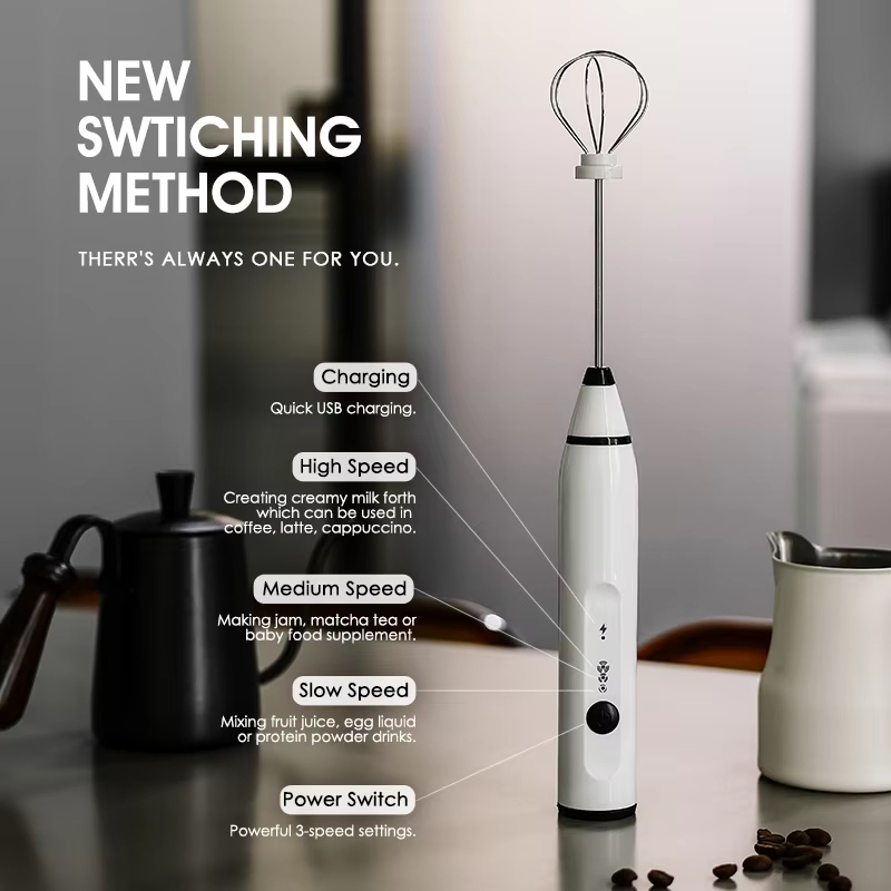 Electric Battery Operated Milk Frother / Milk Frother Electric Battery Operated Foam Frother