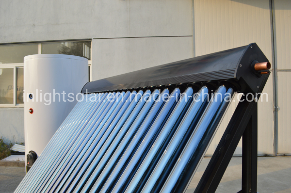 Сплит-система солнечного отопления с тепловыми трубками